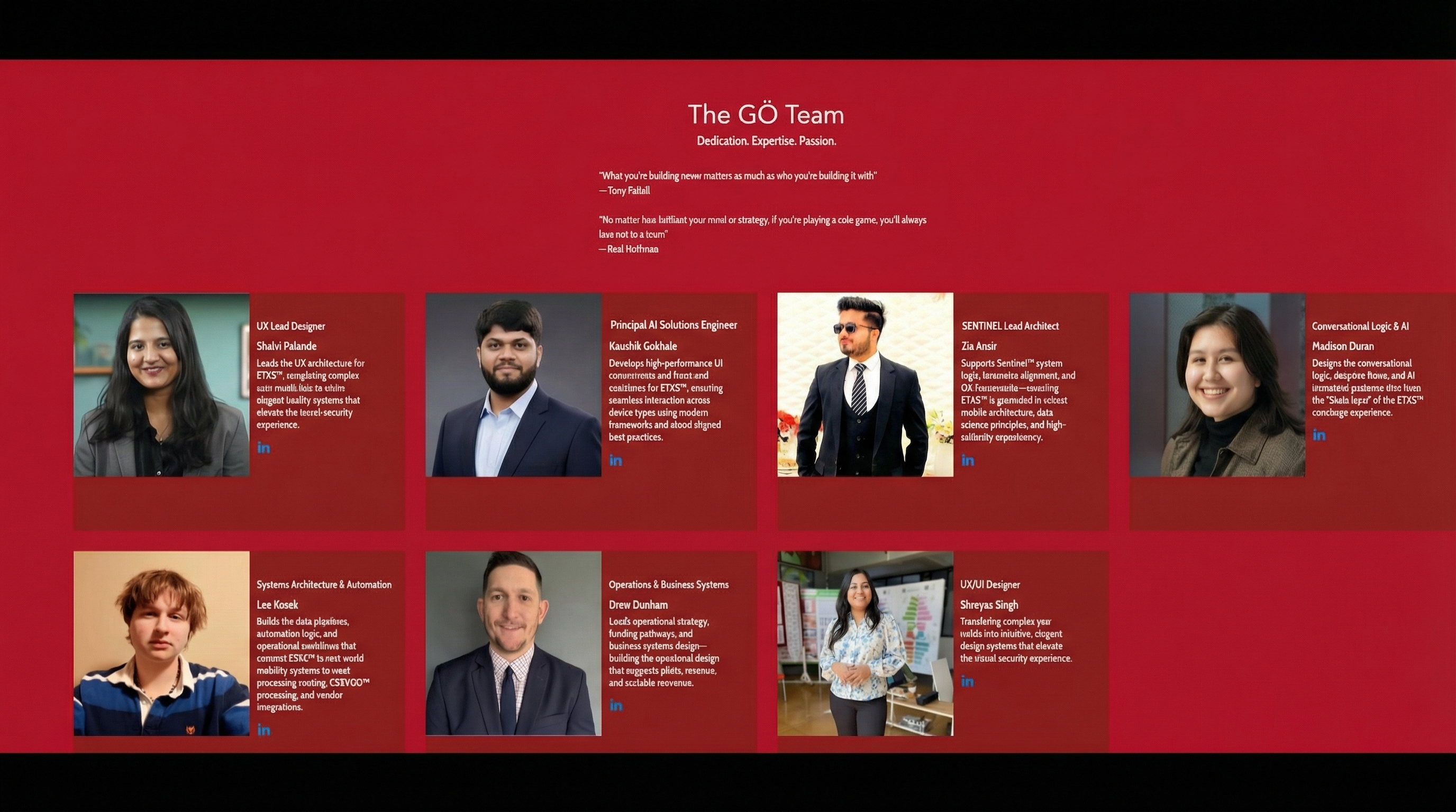 The GÖ.AI team building the platform